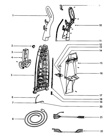 Rear housing