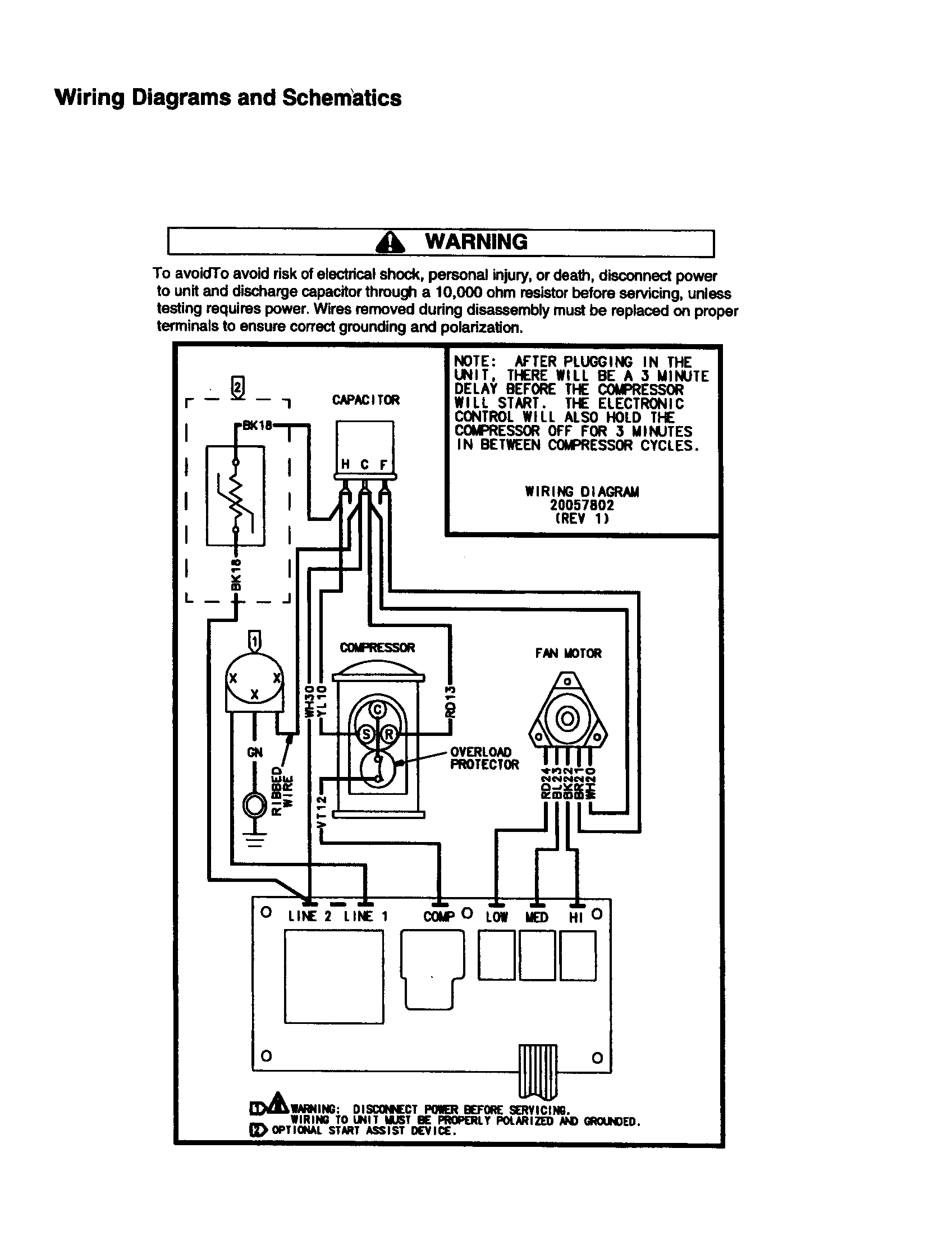 Wiring diagrams and schematics