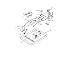 Whirlpool SCS3004GW1 burner box/gas valves/switches diagram