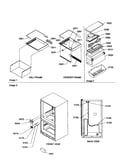 Crisper/deli frame/water filter