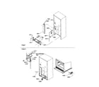 Kenmore 59670009000 cabinet back/water valve diagram