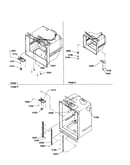 Shelf ladders/light assembly