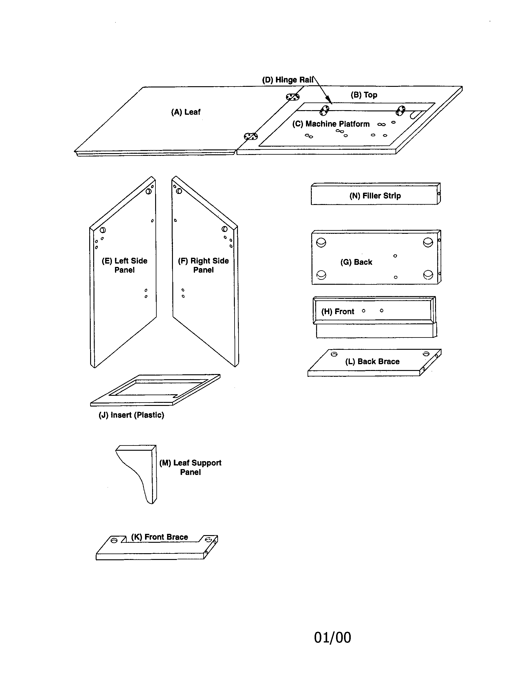 Wood parts