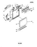 Frame and console