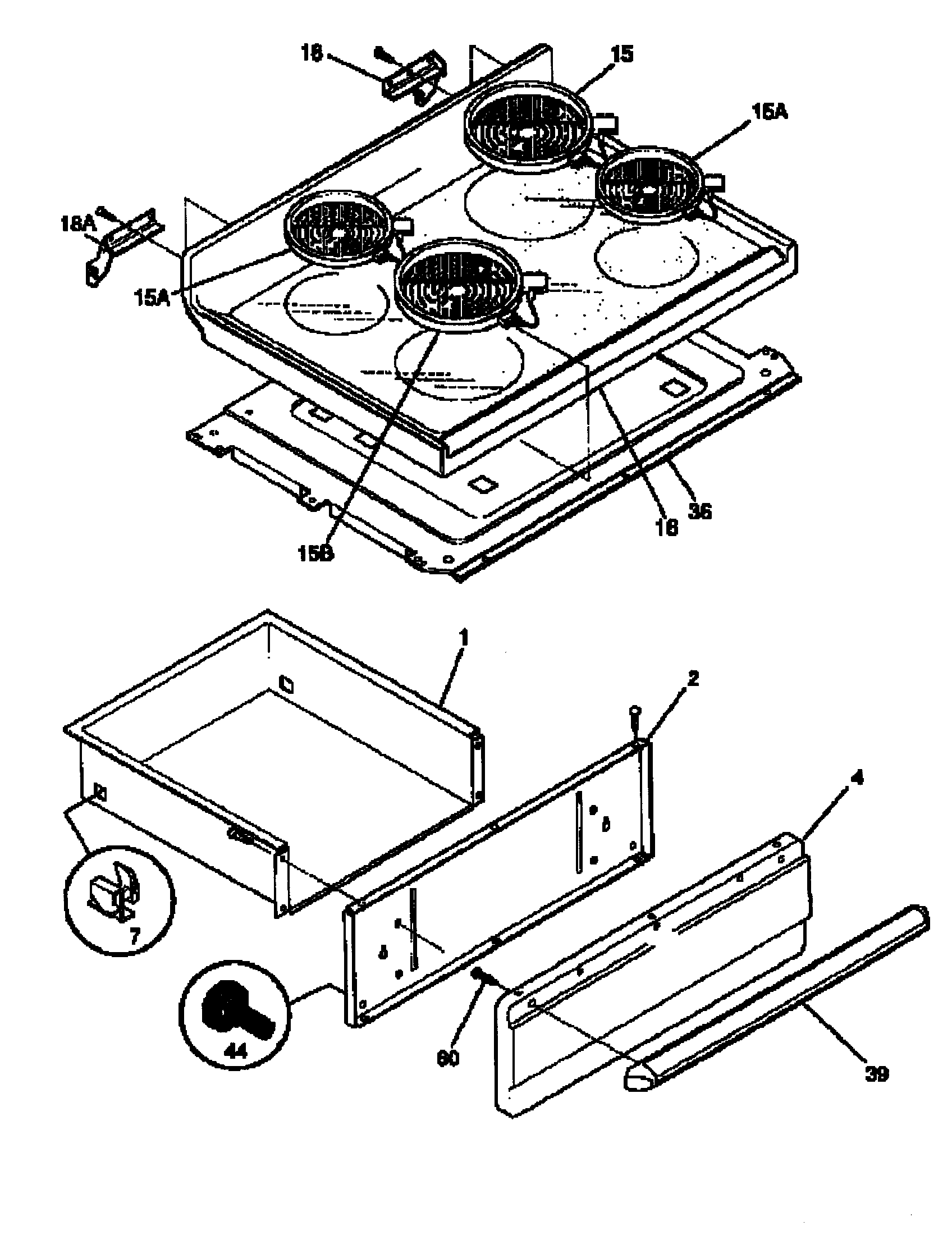 Top/drawer