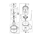 Kenmore 11020902990 agitator/basket/tub diagram