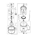 Kenmore 11020902990 agitator/basket/tub diagram