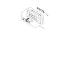 KitchenAid KEBS107DBAL8 control panel diagram