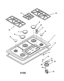 Cooktop/burner/grate