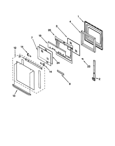 Oven door