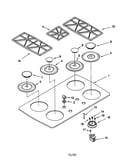 Cooktop/burner/grate