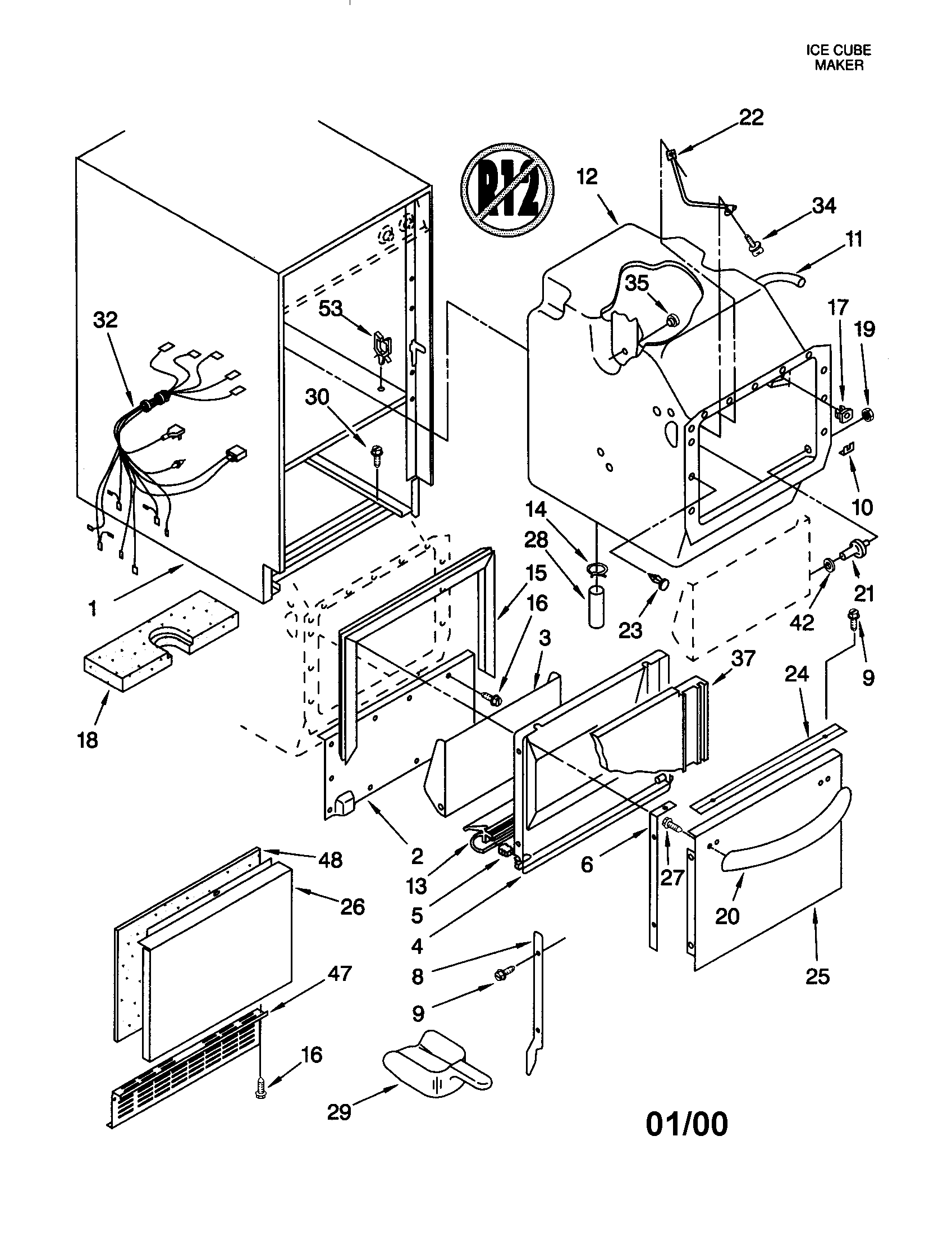 CABINET LINER AND DOOR