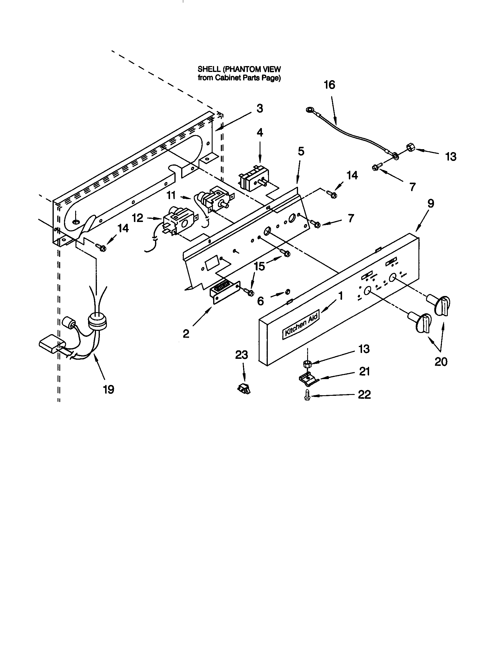 Escutcheon and controls