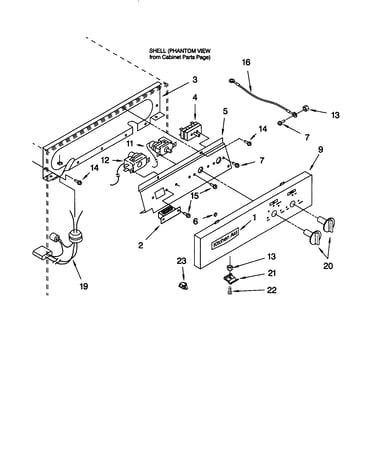 Escutcheon and controls