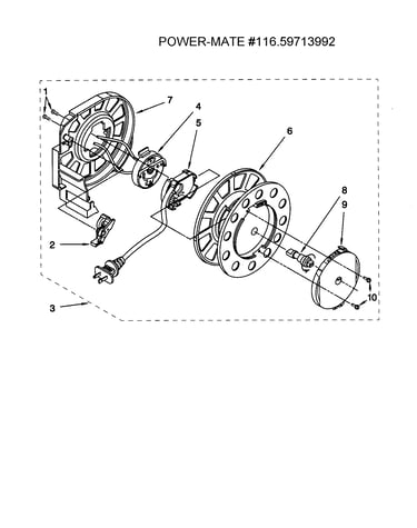 Power cord reel