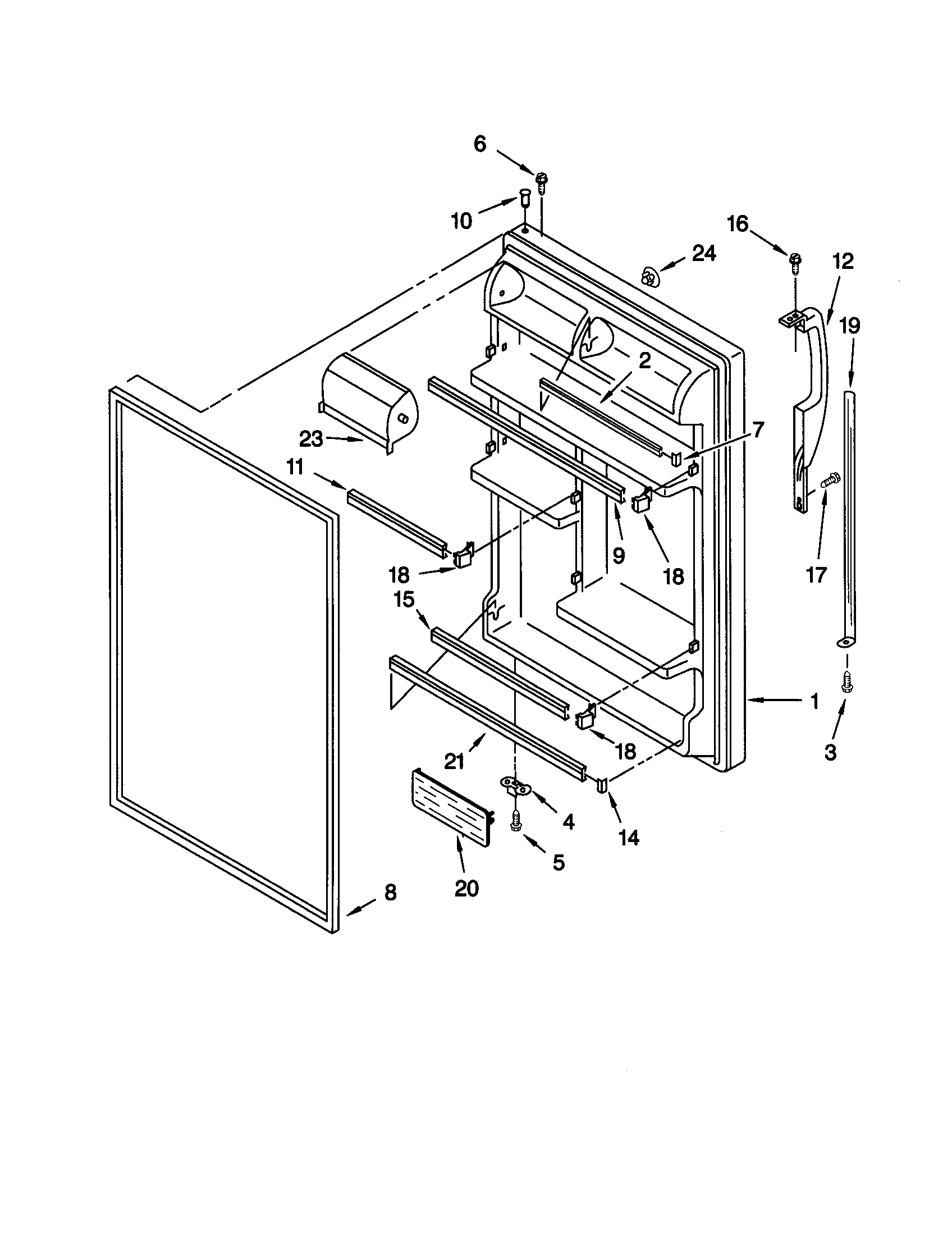 REFRIGERATOR DOOR