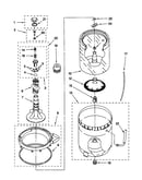 Agitator/basket/tub
