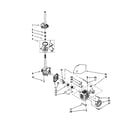 Kenmore 11020892990 brake/clutch/gearcase/motor/pump diagram