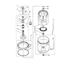 Kenmore 11020852990 agitator/basket/tub diagram