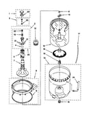 Agitator/basket/tub