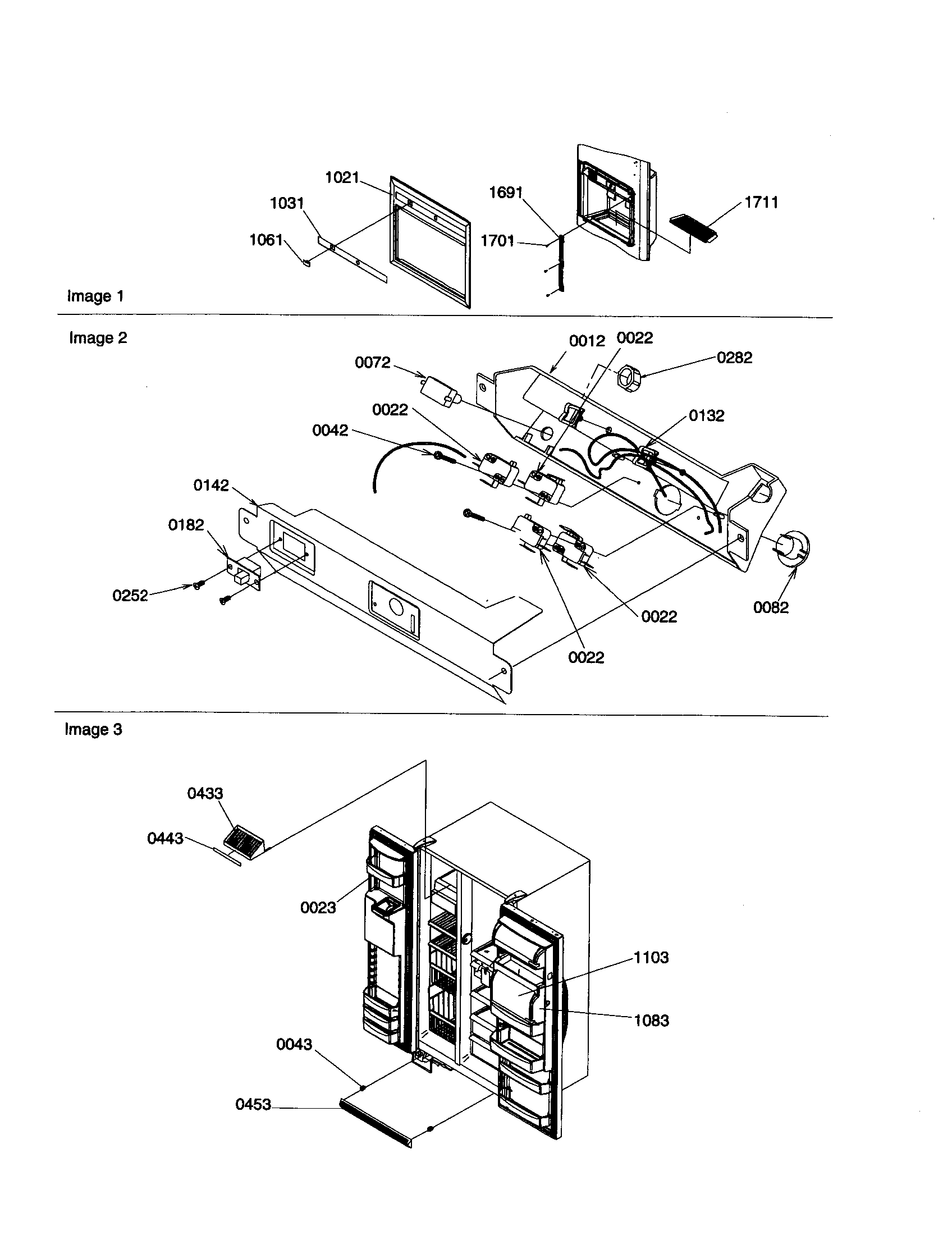 FACADE DISPENSER/ELEC. BRACKET