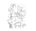 Kenmore 59650694000 evaporator/drain/rollers diagram