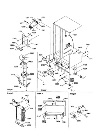Evaporator/drain/rollers