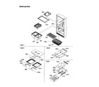 Kenmore 59669147991 shelving assembly diagram