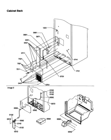 Cabinet back
