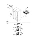 Kenmore 59650392000 freezer shelves and lights diagram