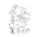 Kenmore 59650392000 evaporator,drain, and rollers diagram