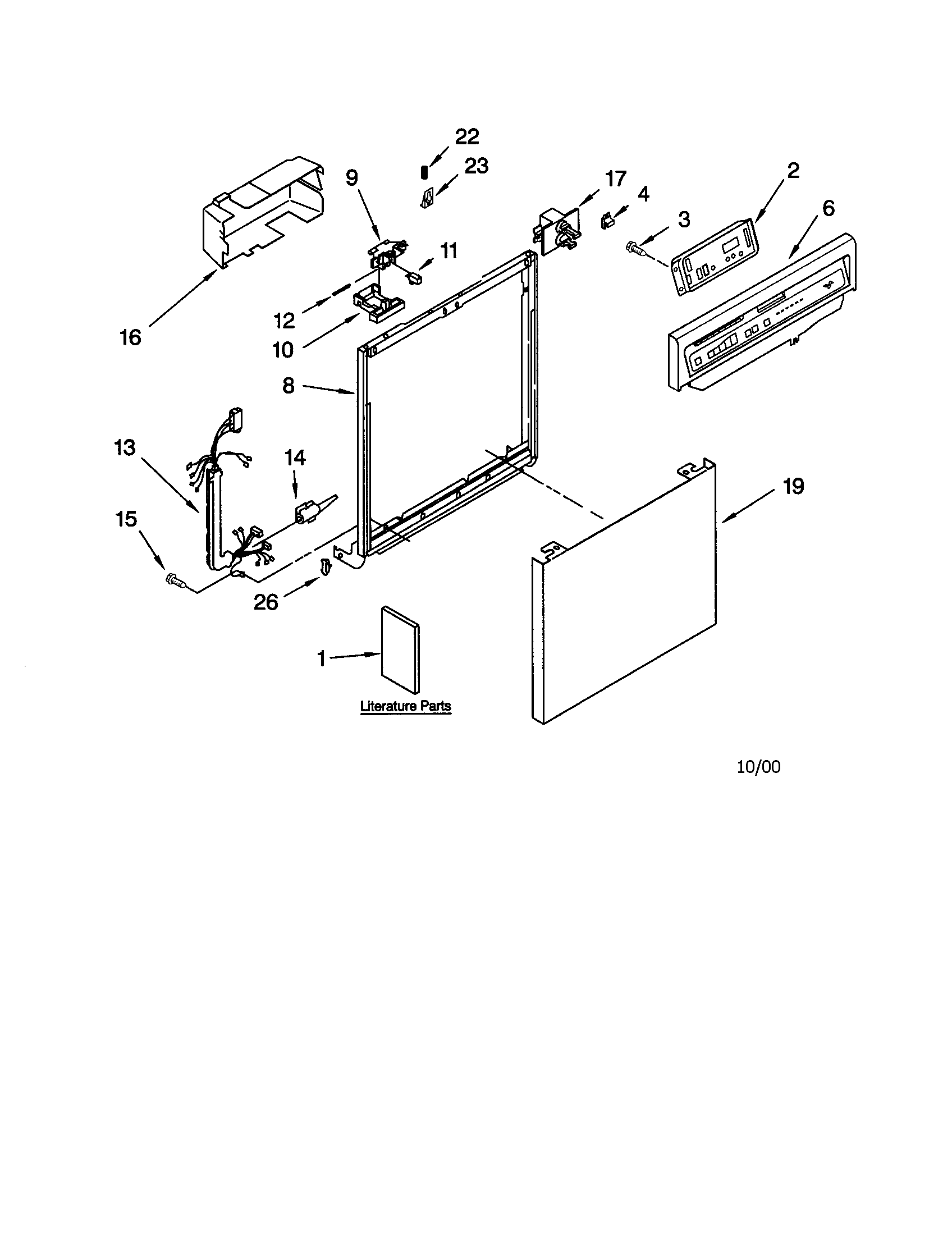 Frame and console