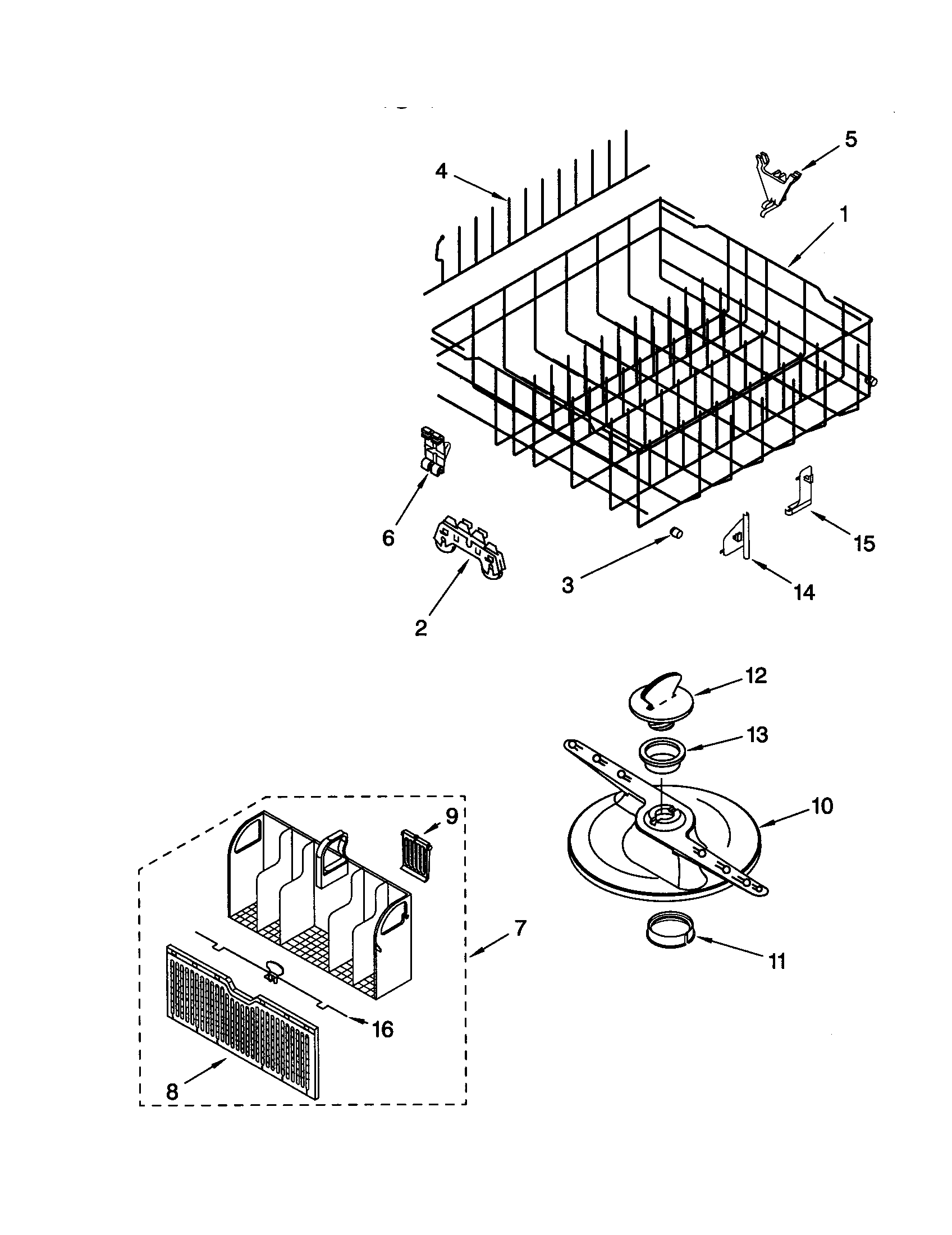 LOWER DISHRACK