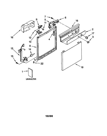 Frame and console