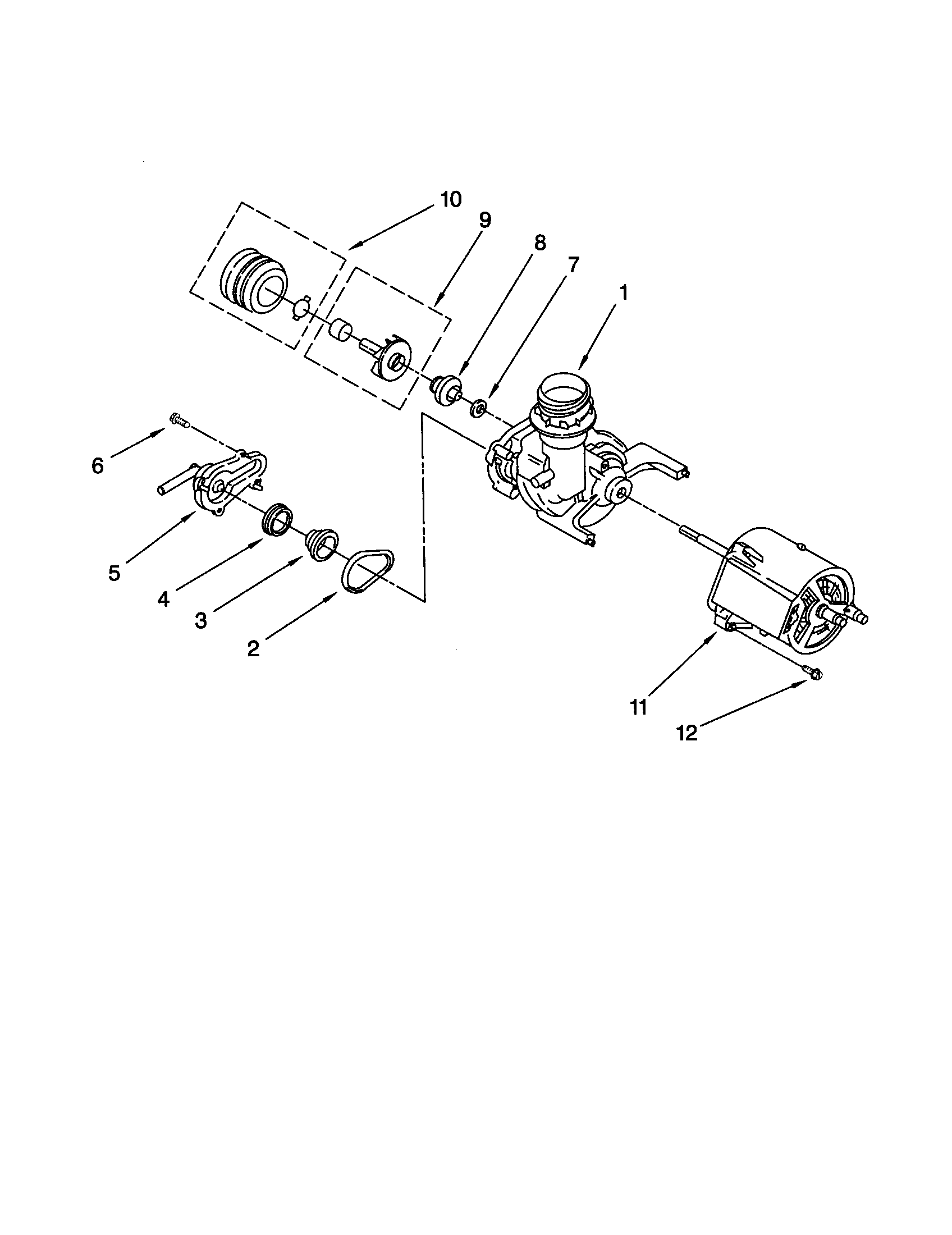 Pump and motor