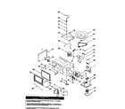 Whirlpool GMC305PDB3 cabinet and stirrer diagram