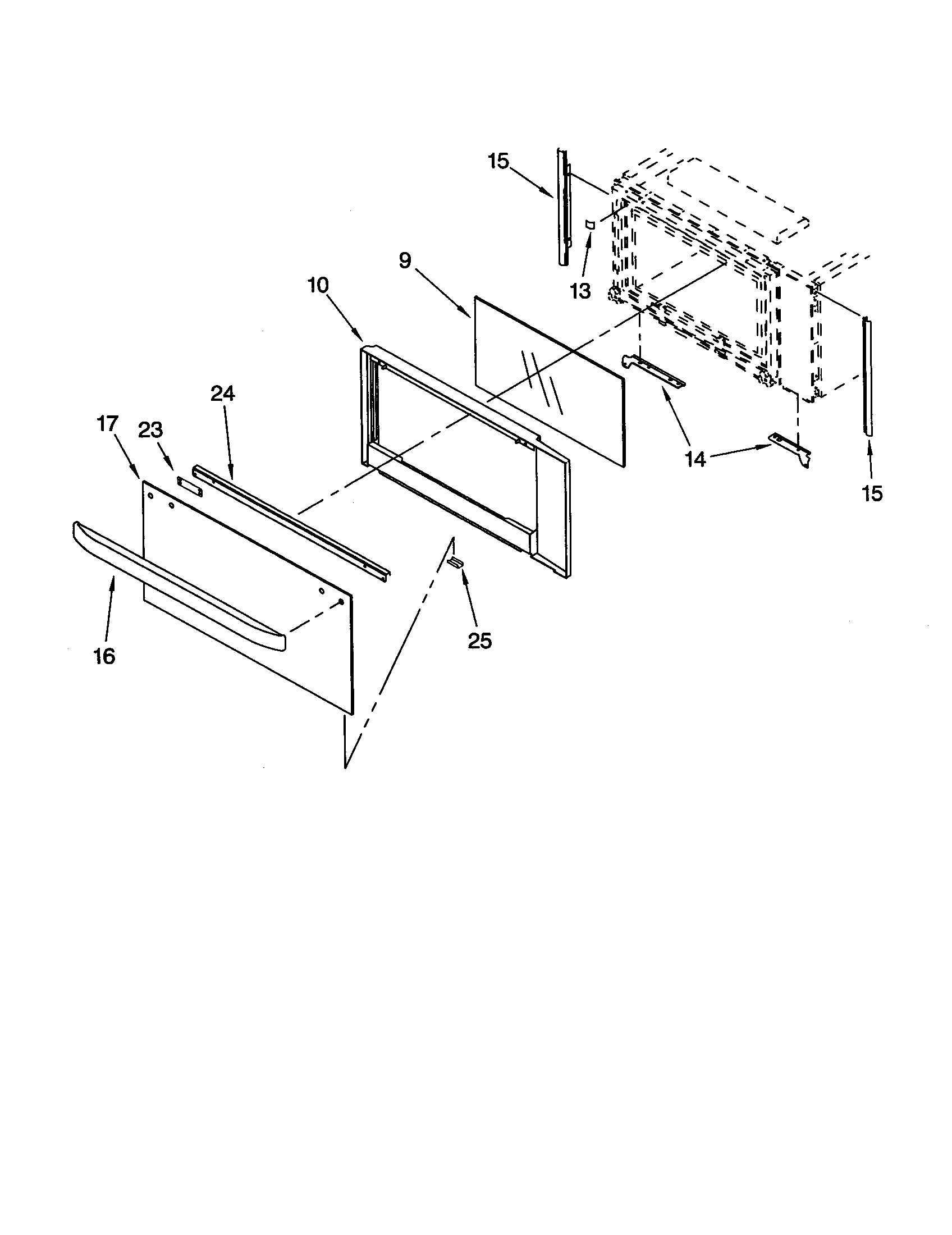 Microwave door