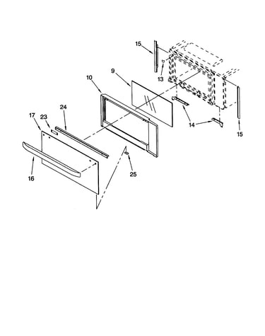 Microwave door