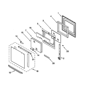 Oven door