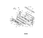 Kenmore 91199004991 backguard for model 911.99003991 only diagram