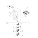 Kenmore 59650694001 freezer shelves and lights diagram