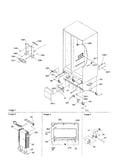 Evaporator, drain and rollers