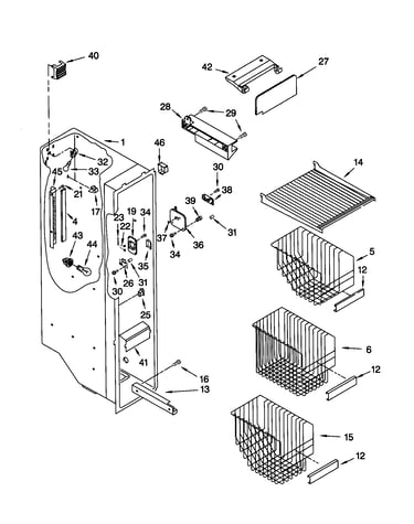 Freezer liner