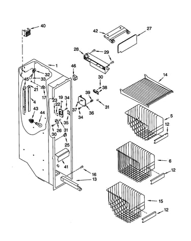 Freezer liner