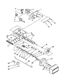 Motor and ice container