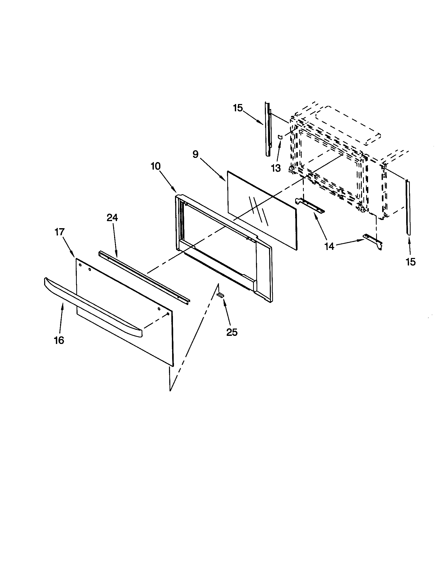 MICROWAVE DOOR