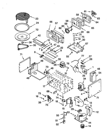 Cabinet and stirrer