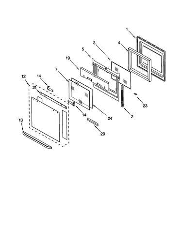 Oven door