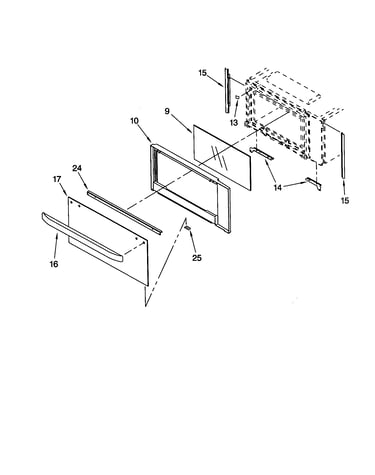 Microwave door