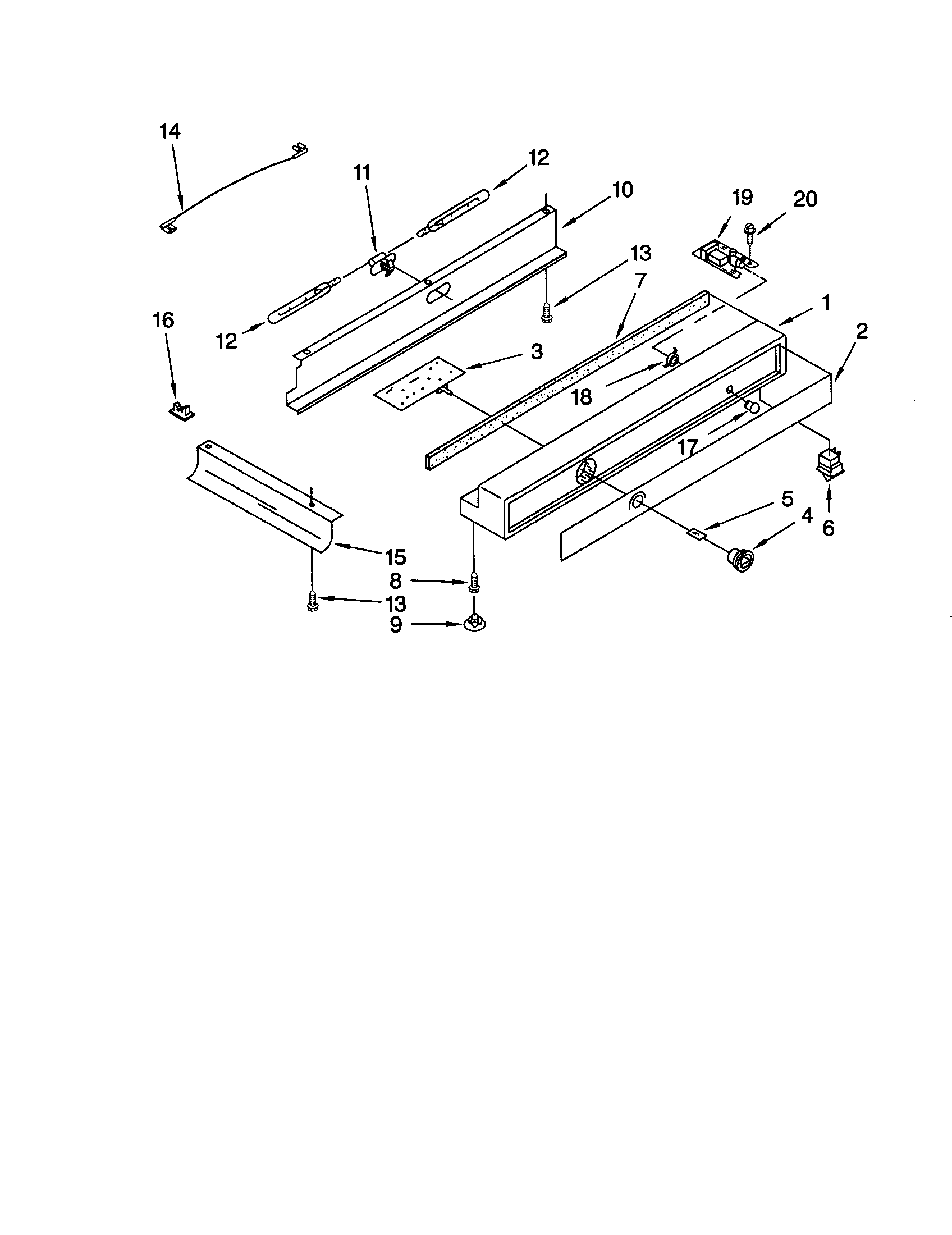 Refrigerator control panel